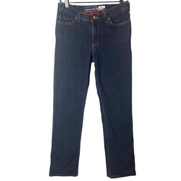 Carhartt Denim - Carhartt Women’s Loose Fit Flannel Lined Jeans Size 6